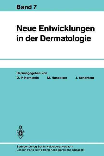 Neue Entwicklungen in Der Dermatologie 9783540567097 (Paperback)