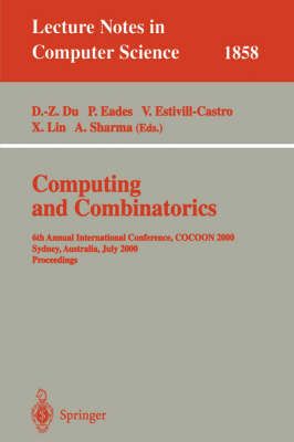 Computing and Combinatorics By Ding-Zhu Du (editor), Ming Li (editor)