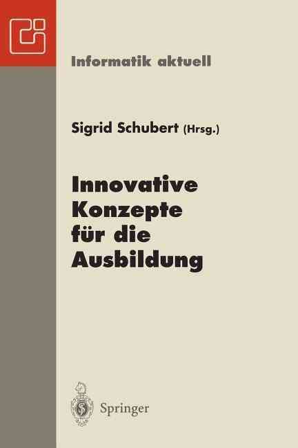 Innovative Konzepte Für Die Ausbildung By Sigrid Schubert (editor)