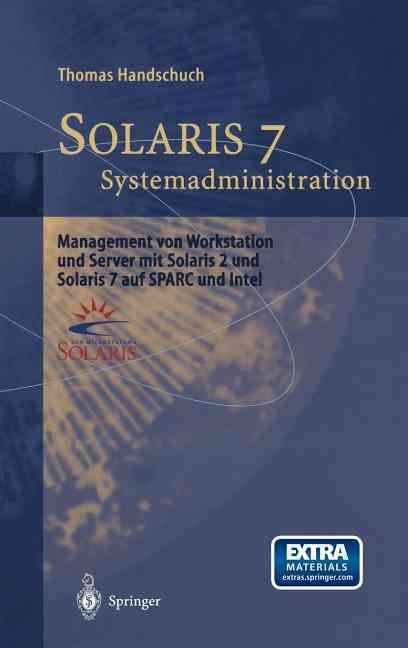 Solaris 7 Systemadministration By Thomas Handschuch 9783540634218