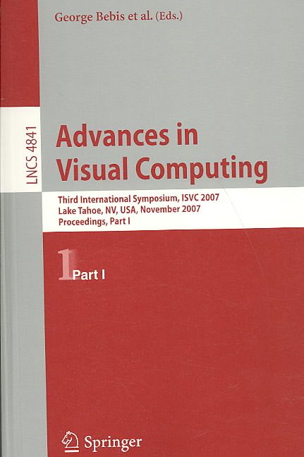 Advances in Visual Computing Image Processing, Computer Vision, Pattern Recognition, and Graphics