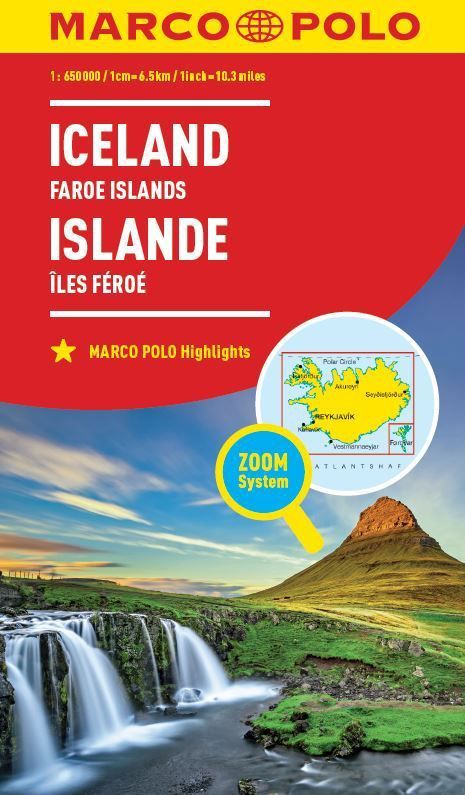 Iceland Marco Polo Map By Marco Polo 9783575016225 (Sheet map, folded)