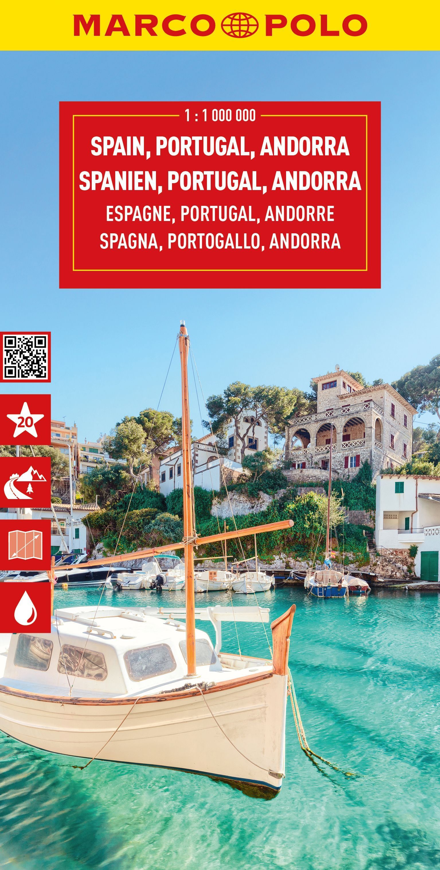 Spain & Portugal Marco Polo Map By Marco Polo 9783575017697