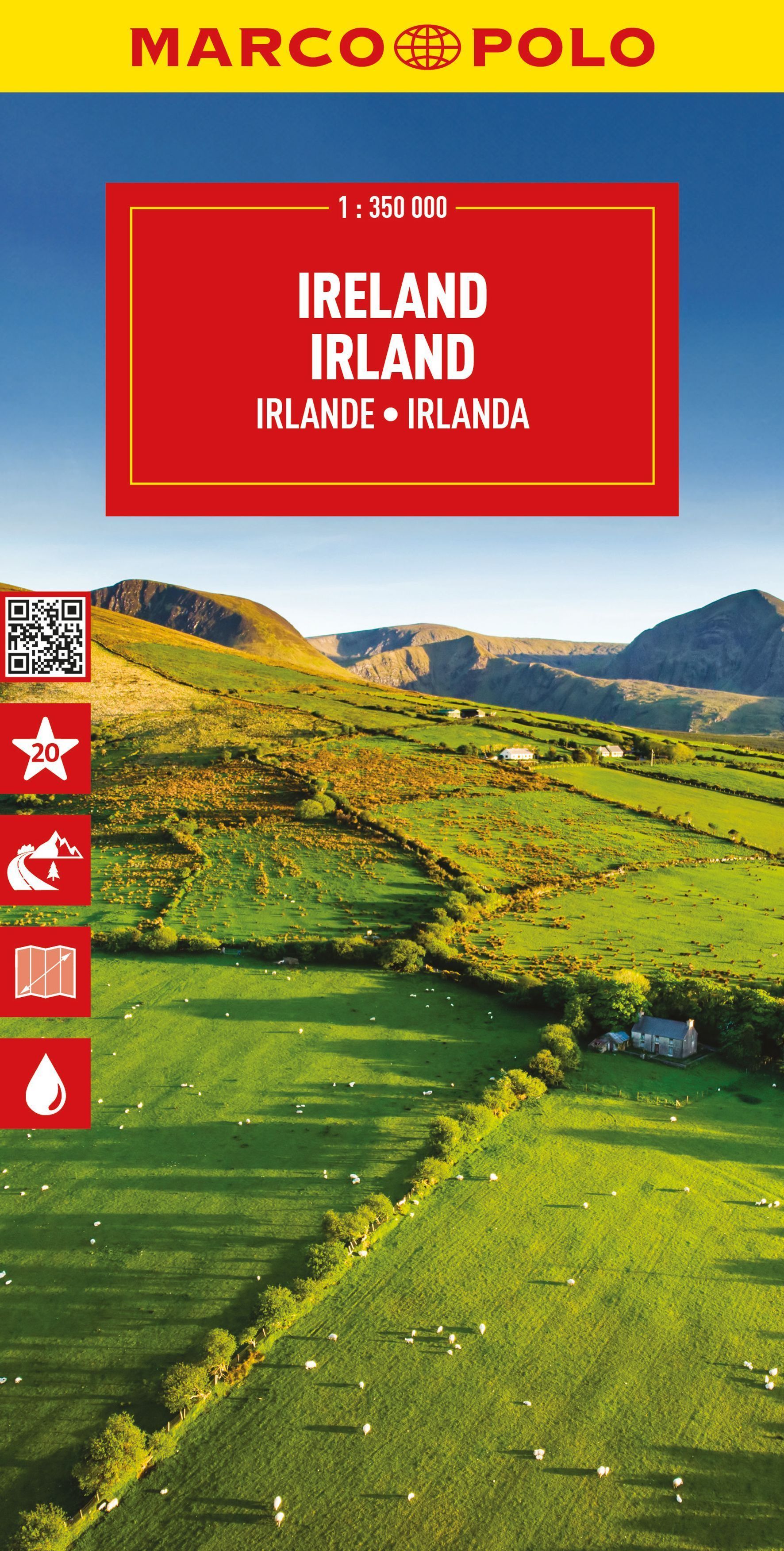 Ireland Marco Polo Map By Marco Polo 9783575018755 (Sheet map, folded)