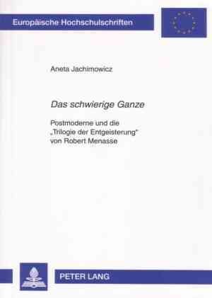 Das Schwierige Ganze By Aneta Jachimowicz 9783631562703 (Paperback)