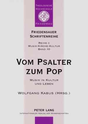 Vom Psalter Zum Pop By Wolfgang Kabus (editor) 9783631575369