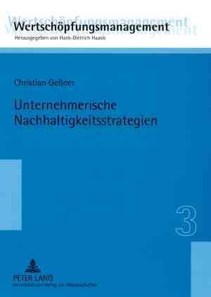 Unternehmerische Nachhaltigkeitsstrategien 9783631577486 (Paperback)