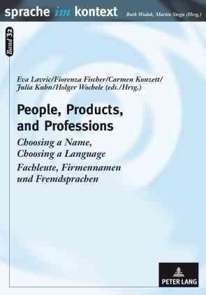 People, Products, and Professions 9783631585566 (Paperback)