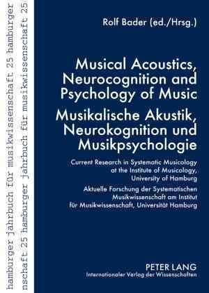Musical Acoustics, Neurocognition and Psychology of Music (Paperback)