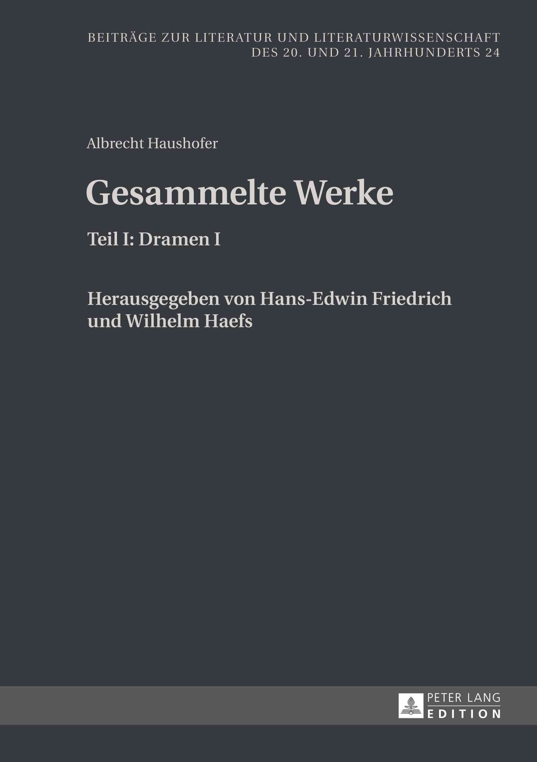 Albrecht Haushofer By Hans-Edwin Friedrich 9783631644782 (Hardback)