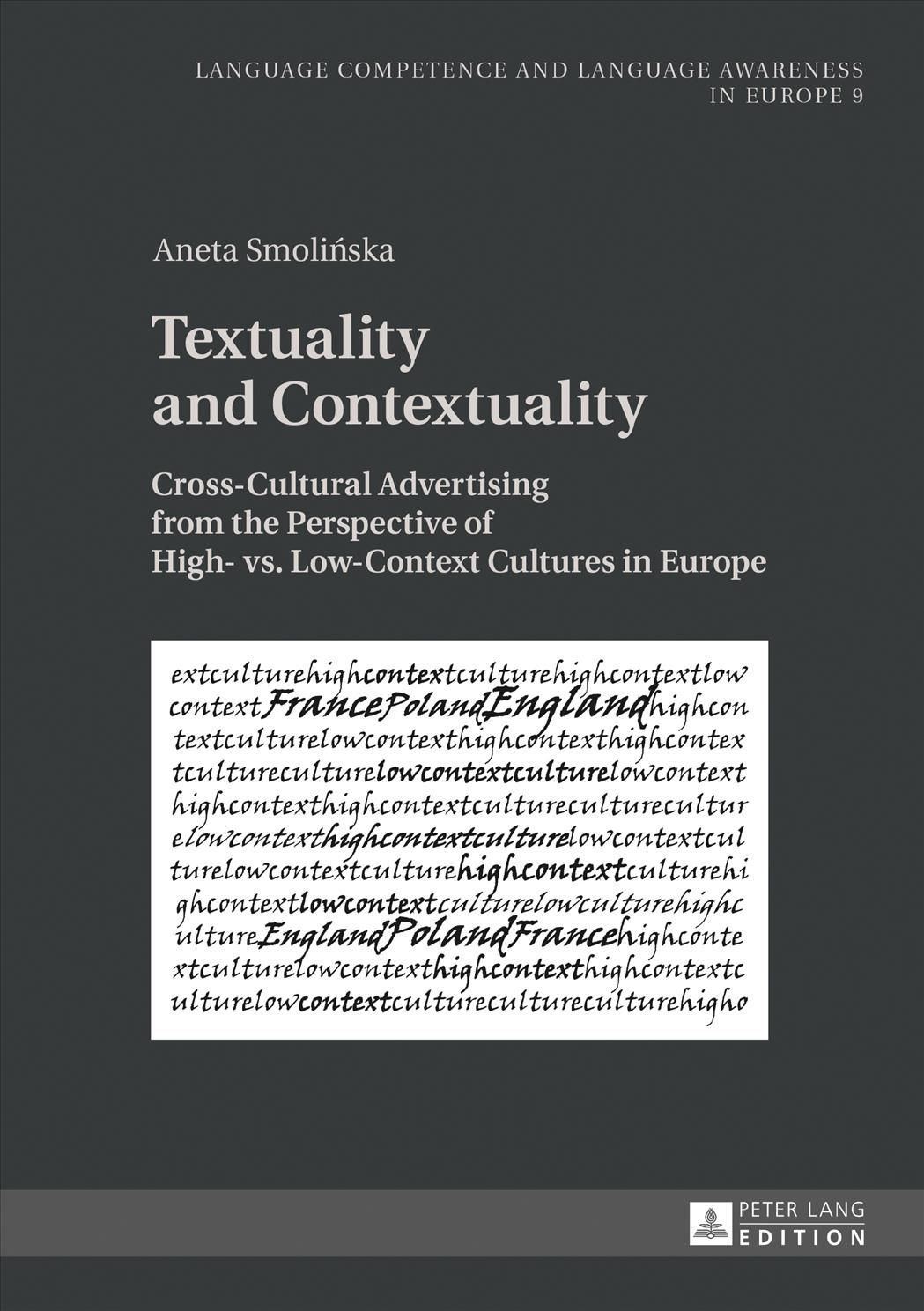 Textuality and Contextuality By Aneta Smolinska 9783631668771