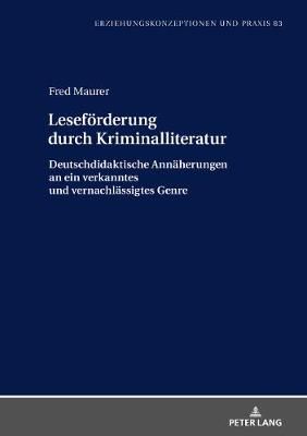Lesefoerderung Durch Kriminalliteratur By Von Carlsburg 9783631783566