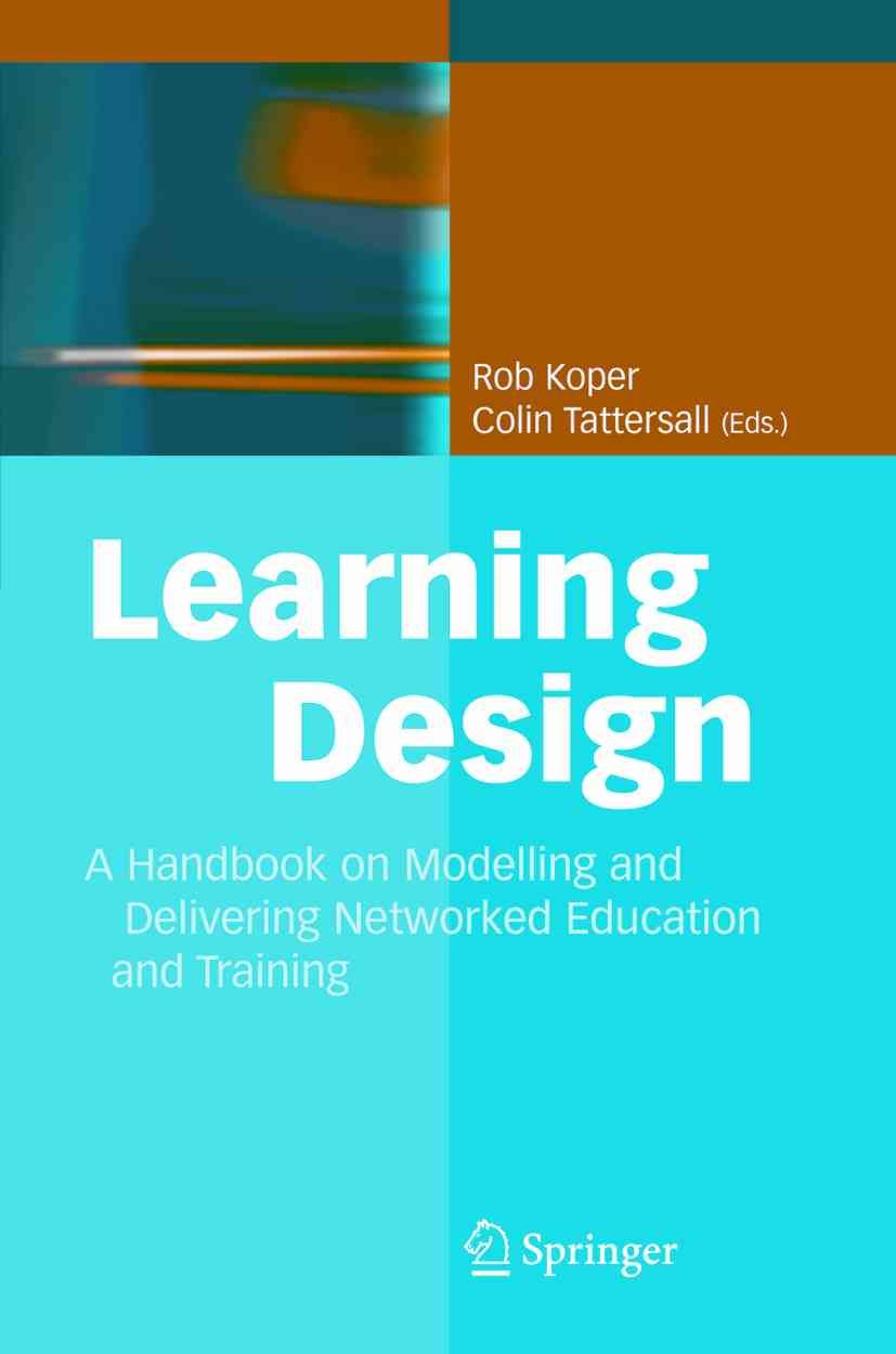 Learning Design By Rob Koper, Colin Tattersall 9783642061622