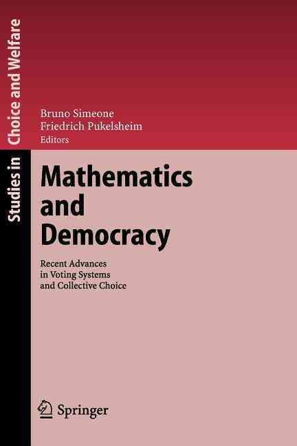 Mathematics and Democracy 9783642071331 (Paperback)