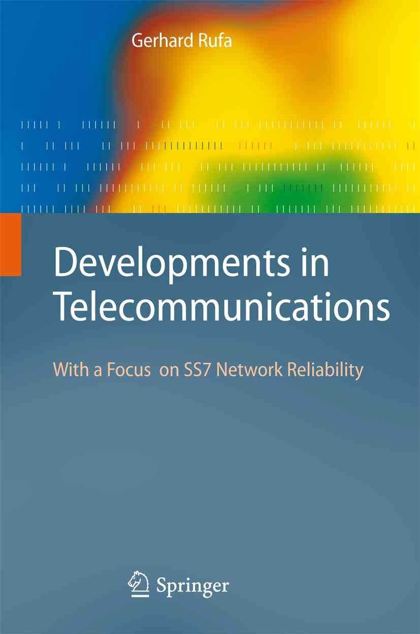 Developments in Telecommunications By Gerhard Rufa 9783642094385