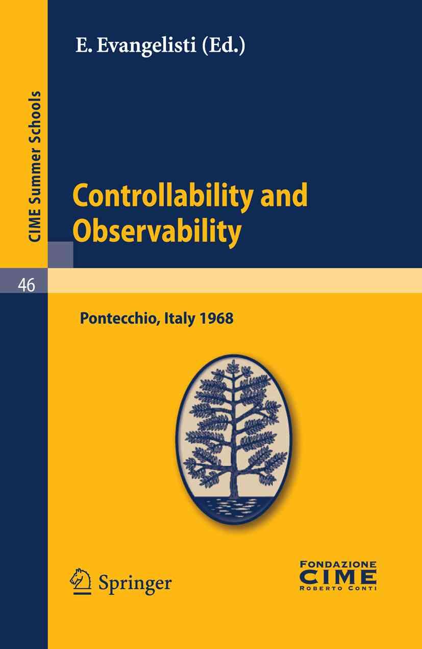 Controllability and Observability 9783642110627 (Paperback)
