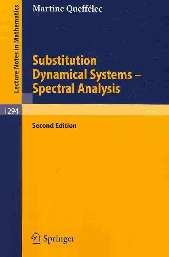 Substitution Dynamical Systems - Spectral Analysis 9783642112119