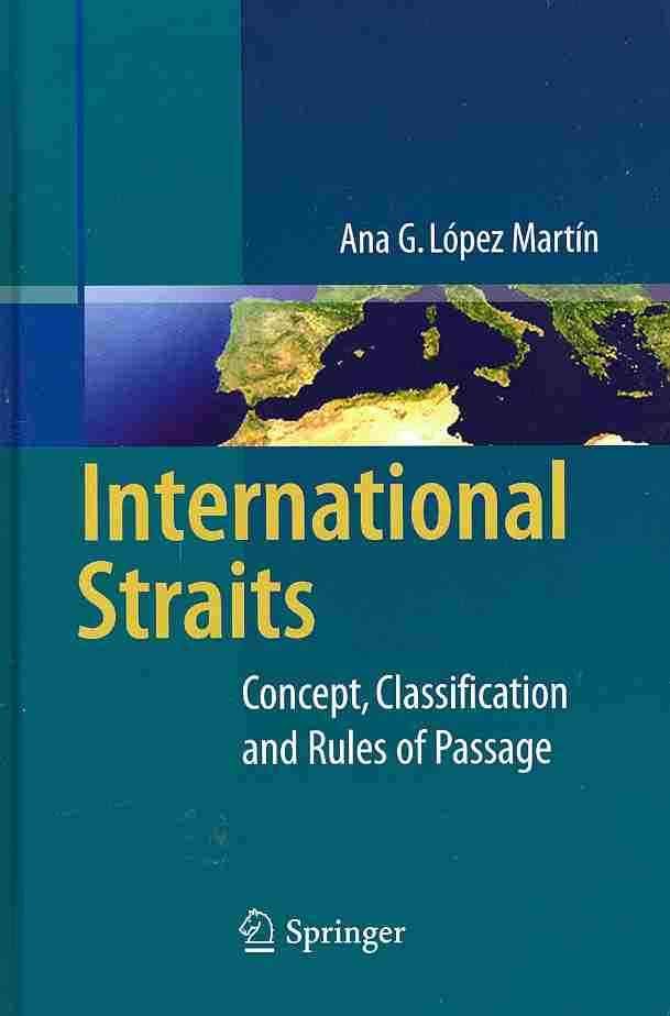 International Straits By Ana G. López Martín 9783642129056