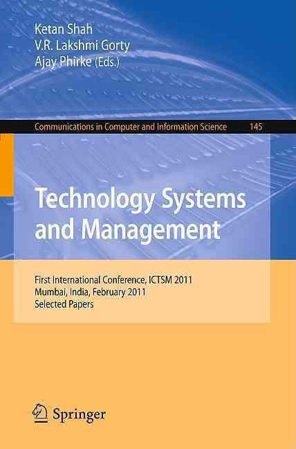Technology Systems and Management 9783642202087 (Paperback)