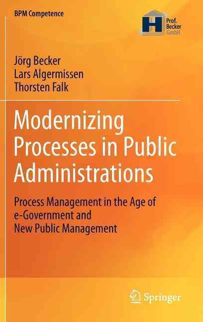 Modernizing Processes in Public Administrations 9783642213557