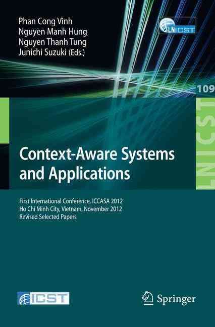 Context-Aware Systems and Applications By Vinh, Phan Cong (Paperback)