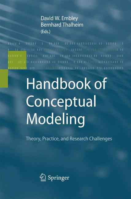 Handbook of Conceptual Modeling 9783642430497 (Paperback)