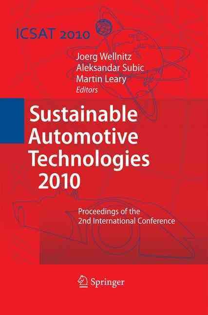 Sustainable Automotive Technologies 2010 9783642430572 (Paperback)