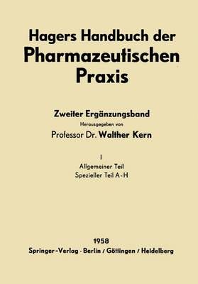 Hagers Handbuch Der Pharmazeutischen Praxis 9783642494758 (Paperback)