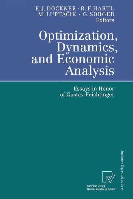 Optimization, Dynamics, and Economic Analysis 9783642633270
