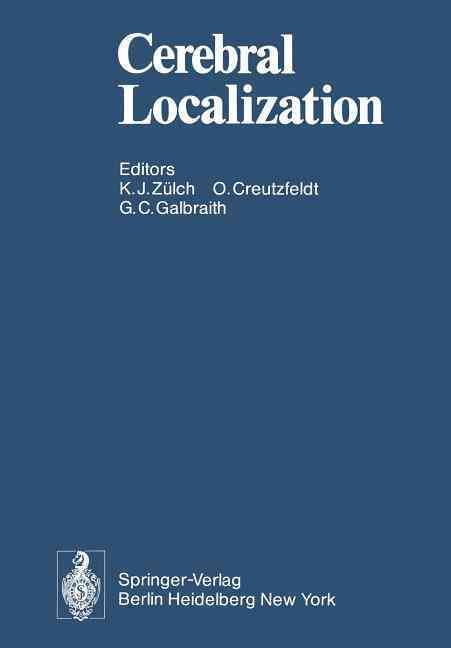 Cerebral Localization 9783642662065 (Paperback)