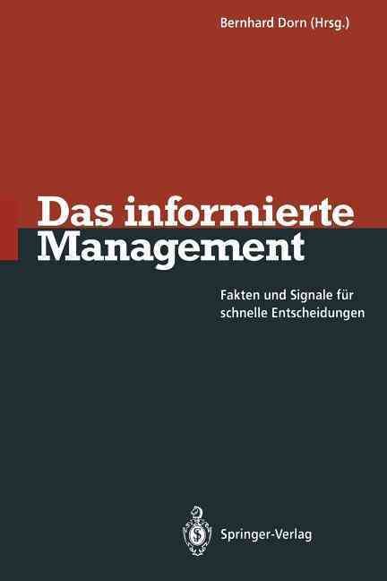 Das Informierte Management 9783642788772 (Paperback)