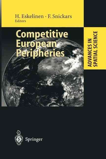 Competitive European Peripheries 9783642799570 (Paperback)
