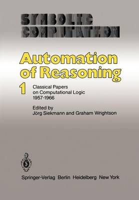 Automation of Reasoning Artificial Intelligence 9783642819544