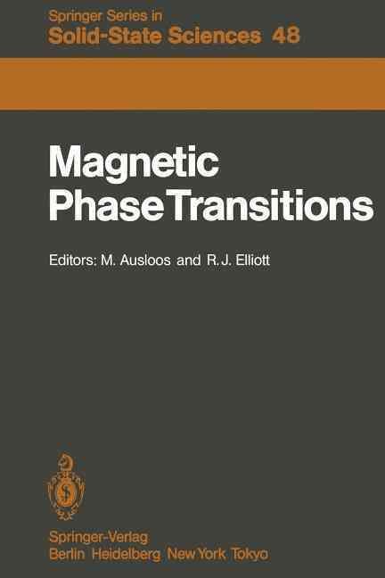 Magnetic Phase Transitions 9783642821400 (Paperback)