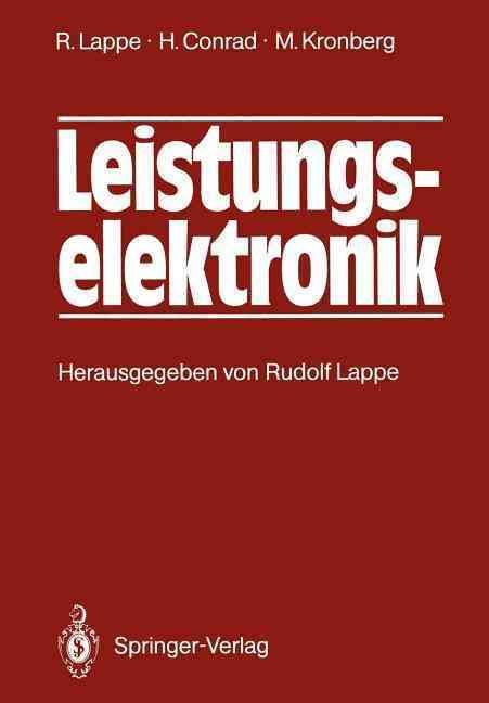 Leistungselektronik 9783642873478 (Paperback)