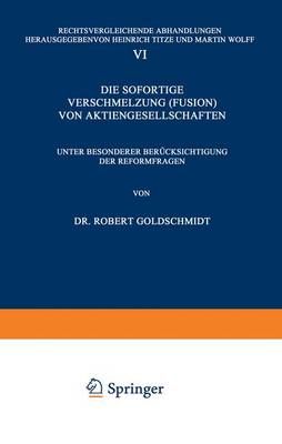 Die Sofortige Verschmelzung (Fusion) Von Aktiengesellschaften