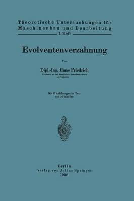 Evolventenverzahnung By Hans Friedrich 9783642897146 (Paperback)
