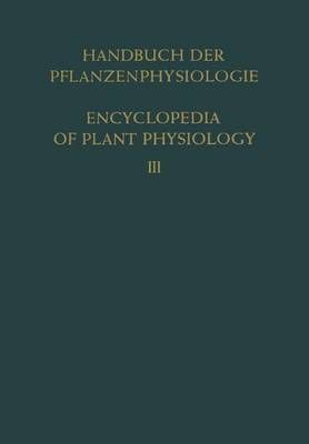 Pflanze und Wasser / Water Relations of Plants By Stocker, O.