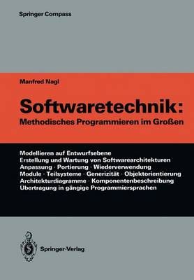 Softwaretechnik By Manfred Nagl 9783642956256 (Paperback)