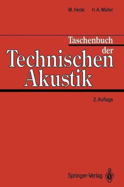 Taschenbuch Der Technischen Akustik 9783642973574 (Paperback)