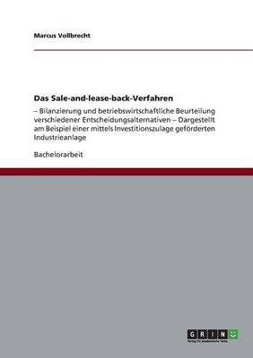 Das Sale-and-lease-back-Verfahren By Marcus Vollbrecht 9783656128410