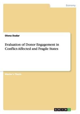 Evaluation of Donor Engagement in Conflict-Affected and Fragile States