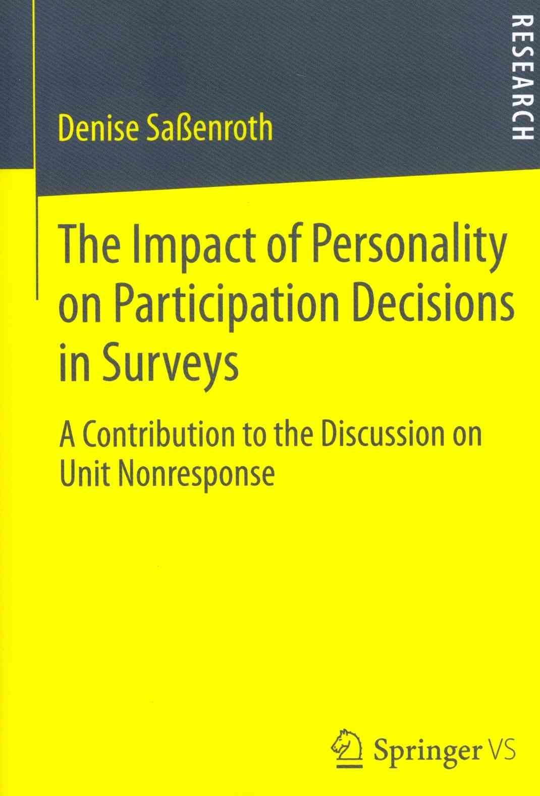 The Impact of Personality on Participation Decisions in Surveys