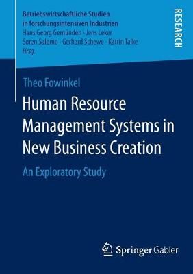 Human Resource Management Systems in New Business Creation (Paperback)