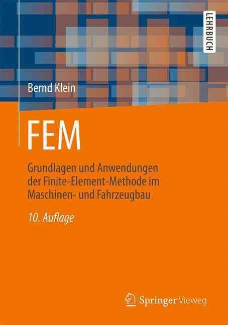 FEM By Bernd Klein 9783658060534 (Paperback)