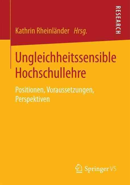 Ungleichheitssensible Hochschullehre By Kathrin Rheinlander