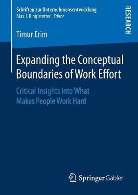 Expanding the Conceptual Boundaries of Work Effort By Timur Erim