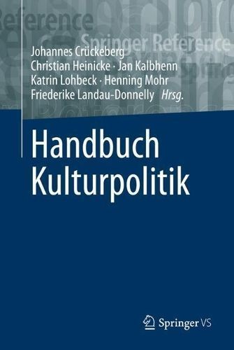 Handbuch Kulturpolitik 9783658343781 (Hardback)