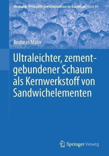 Ultraleichter, Zementgebundener Schaum Als Kernwerkstoff Von Sandwichelementen