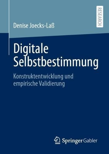 Digitale Selbstbestimmung By Denise Joecks-Laß 9783658431310